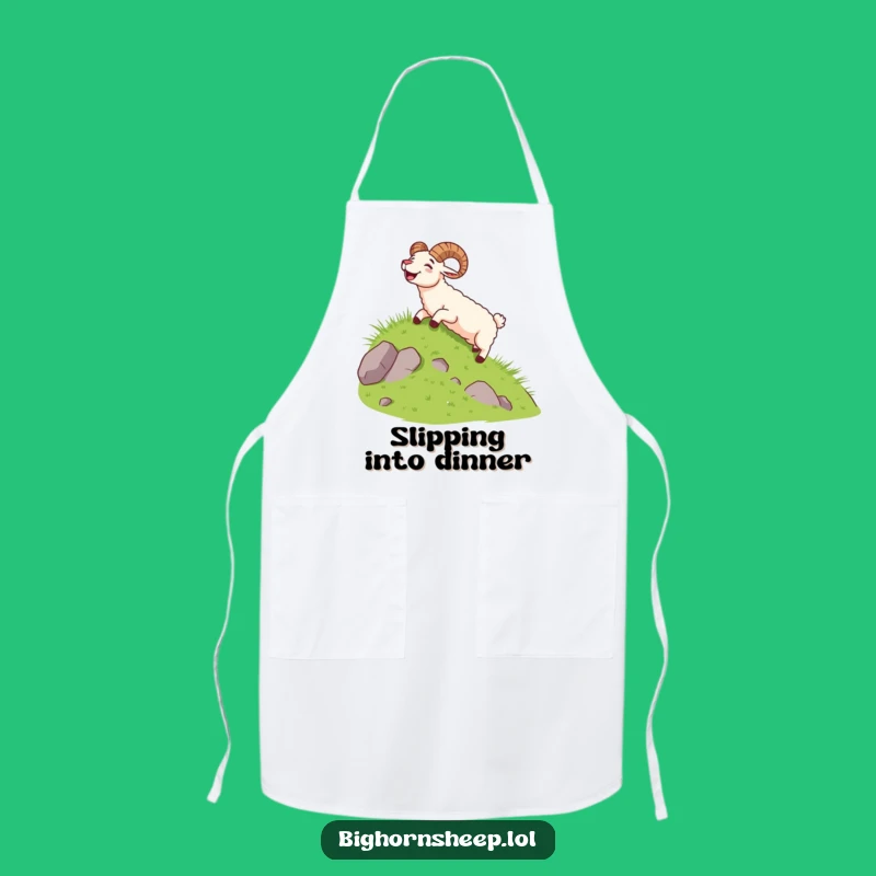 Funny Sliding Sheep Apron, Kitchen Adventure Fun, Great Funny Gift