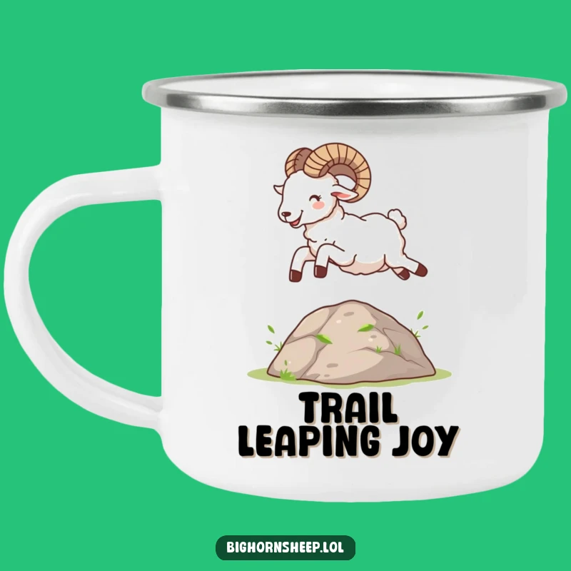 Funny Bighorn Sheep Camp Mug - Joyful Outdoor Adventure Gift