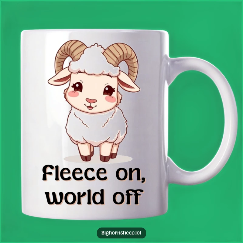 Funny Winking Bighorn Sheep Mug - Stylish & Hilarious Cozy Gift for Sheep Fans