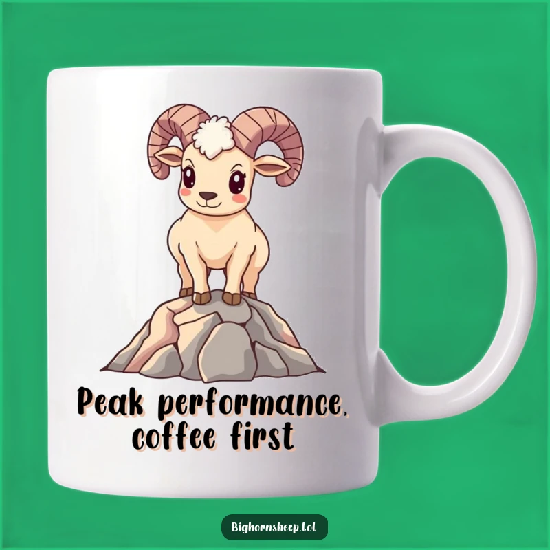 Funny Proud Bighorn Sheep Mug - Majestic & Hilarious Peak Performance Gift