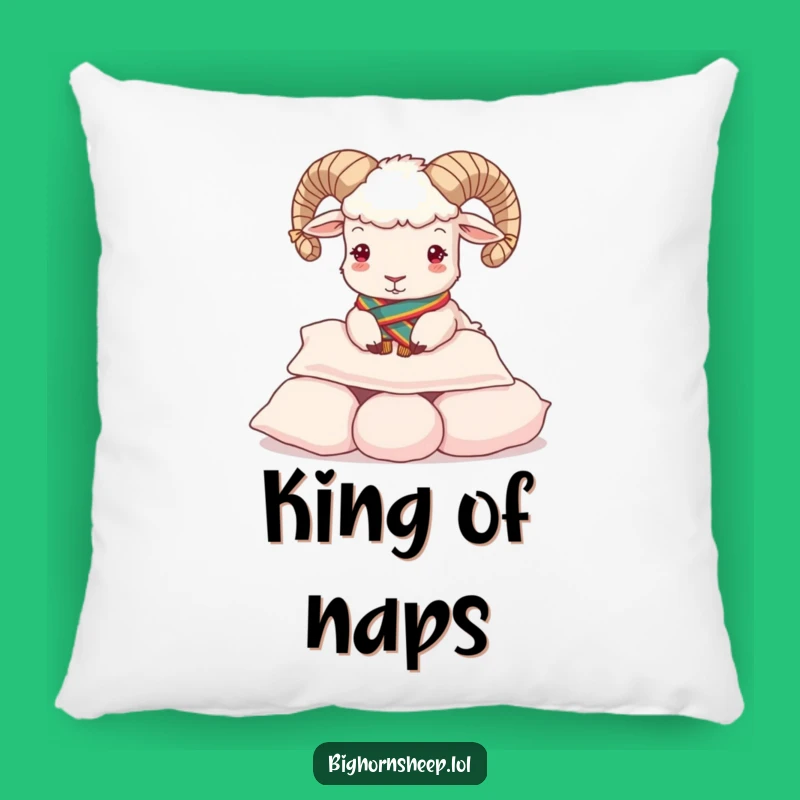 Funny Regal Bighorn Sheep Pillow Butterer Pillow - Cozy Comfort Cushion