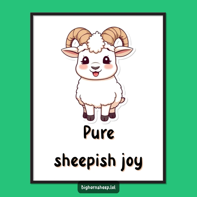 Funny Bighorn Sheep Digital Art - Giggling Sheep Ear Muffs for Instant Joy