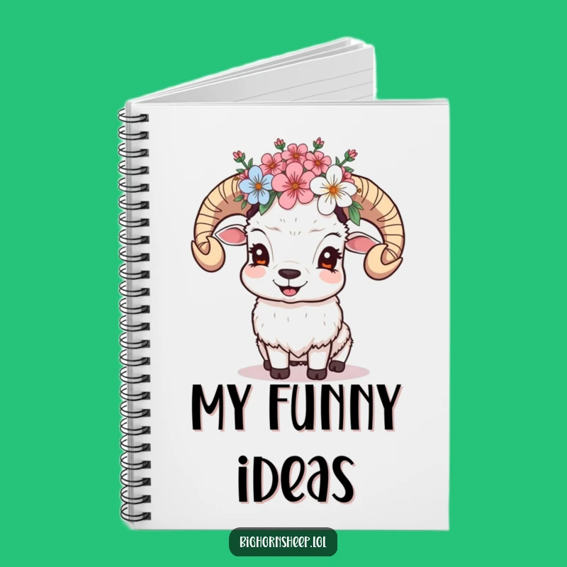 Funny Giggling Sheep Notebook: Cheerful Journal for Happy Thoughts!