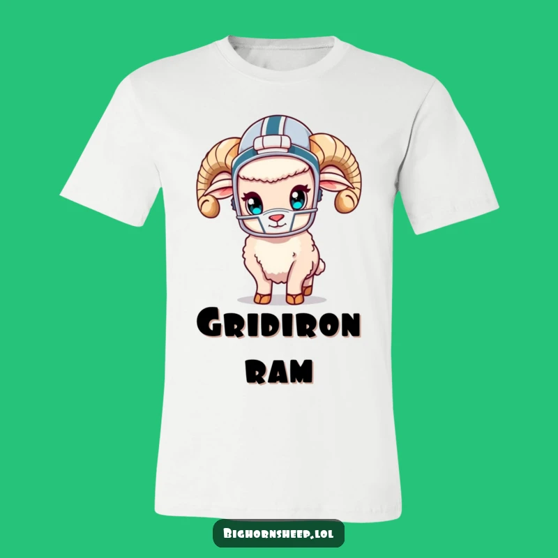 Funny Bighorn Sheep NFL Fan T-Shirt - Hilarious Football Tee for Him or Her