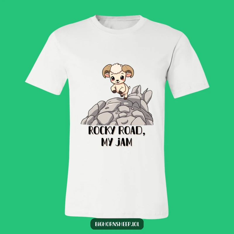 Funny Bouncing Bighorn Cub T-Shirt - Hilarious & Playful Tee for Adventure Lovers