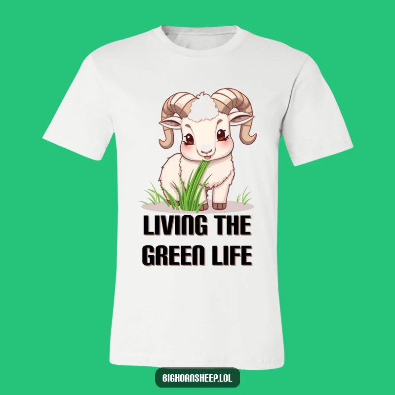 Funny Happy Bighorn Sheep T-Shirt, Casual Hilarious Gift for Nature Lovers