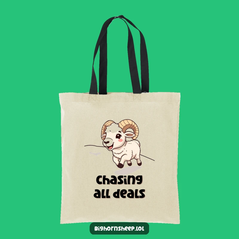 Funny Bighorn Sheep Downhill Tote: Carry Your Joy Everywhere